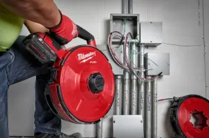 Пристрій акумуляторний для протягування кабелю MILWAUKEE, M18 FPFT-202 ST Set, 36м (зарядний пристрій M12-18 FC, 2 акумулятори M №7