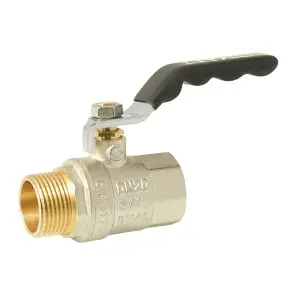 Кран кульовий ITAL PN40 3/4" вн.-зов., ручка, нікель №1
