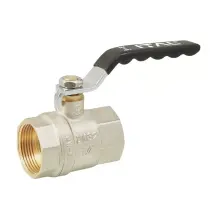Кран шаровой ITAL PN25 1 1/4" вн.-вн., ручка, никель