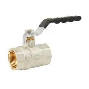 Кран кульовий ITAL PN40 1" вн.-вн., ручка, нікель №1