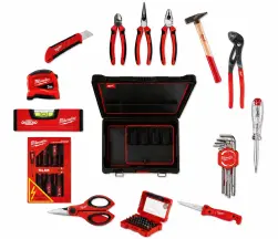 Набор ручного инструмента монтажника PACKOUT MILWAUKEE, (60шт), пластиковый кейс