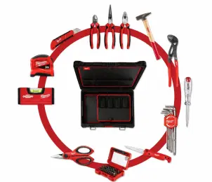Набор ручного инструмента монтажника PACKOUT MILWAUKEE, (60шт), пластиковый кейс №2
