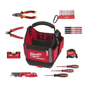 Набір ручного інструмента електрика PACKOUT MILWAUKEE, (23шт) в сумці №1