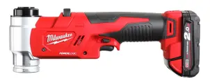 Пробійник гідравлічний для отворів акумуляторний FORCE LOGIC MILWAUKEE M18 HKP-201C (зарядний пристрій, 1 акумулятор М18 2Аг, ак №2