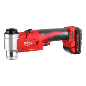 Пробійник гідравлічний для отворів акумуляторний FORCE LOGIC MILWAUKEE M18 HKP-201C (зарядний пристрій, 1 акумулятор М18 2Аг, ак №7