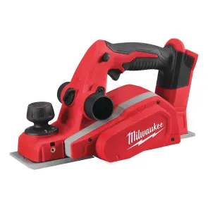 Рубанок акумуляторний MILWAUKEE, M18 BP-0, 82мм (+пилозбірник, кутова та бокова напрямна, картонне пакування) №1
