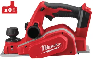 Рубанок акумуляторний MILWAUKEE, M18 BP-0, 82мм (+пилозбірник, кутова та бокова напрямна, картонне пакування) №2