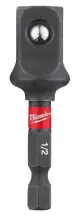 Перехідник ударний ShW MILWAUKEE, з 1/4'' Hex на 1/2'' квадратний хвостовик