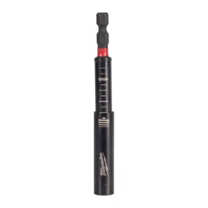 Тримач для біт магнітний ShW 1/4'' Hex MILWAUKEE, 75мм (з висувним фіксатором) №1