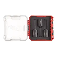 Набір алмазних коронок Diamond Max PACKOUT MILWAUKEE М14, діаметр 8мм (3шт) (сухе свердління) пластиковий кейс