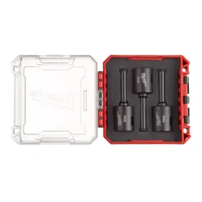 Набір алмазних коронок Diamond Max PACKOUT MILWAUKEE М14, діаметр 8мм (3шт) (сухе свердління) пластиковий кейс №1