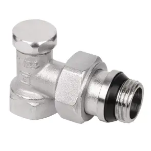 Вентиль радіаторний ITAL 1/2" балансувальний, кутовий (IH131114) №1