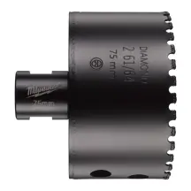 Коронка алмазна Diamond Max MILWAUKEE M14, діаметр 75мм (сухе свердління)