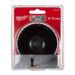 Коронка алмазна Diamond Max MILWAUKEE M14, діаметр 75мм (сухе свердління) №2