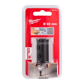 Коронка алмазна Diamond Max MILWAUKEE M14, діаметр 22мм (сухе свердління) №2