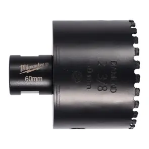 Коронка алмазна Diamond Max MILWAUKEE M14, діаметр 60мм (сухе свердління) №1