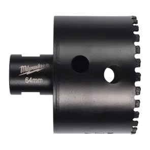 Коронка алмазна Diamond Max MILWAUKEE M14, діаметр 64мм (сухе свердління) №1