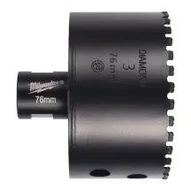Коронка алмазная Diamond Max MILWAUKEE M14, диаметр 76мм (сухое сверление) купить