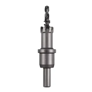 Коронка Holesaw TCT MILWAUKEE, для стали/нержавеющей стали, диаметр 18мм №1