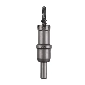 Коронка Holesaw TCT MILWAUKEE, для стали/нержавеющей стали, диаметр 20мм №1