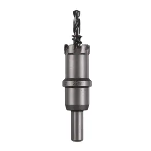 Коронка Holesaw TCT MILWAUKEE, для стали/нержавеющей стали, диаметр 22мм №1