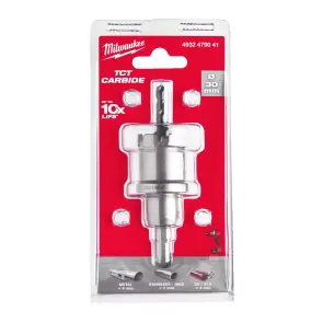 Коронка Holesaw TCT MILWAUKEE, для сталі/нержавіючої сталі, діаметр 30мм №2