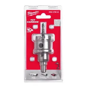 Коронка Holesaw TCT MILWAUKEE, для сталі/нержавіючої сталі, діаметр 35мм №2