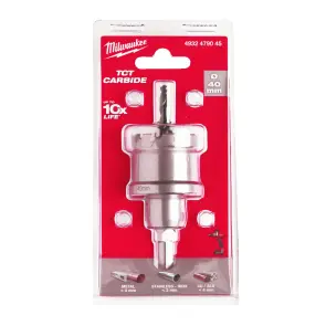 Коронка Holesaw TCT MILWAUKEE, для сталі/нержавіючої сталі, діаметр 40мм №2
