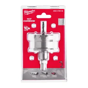 Коронка Holesaw TCT MILWAUKEE, для сталі/нержавіючої сталі, діаметр 44мм №2