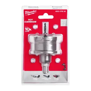 Коронка Holesaw TCT MILWAUKEE, для стали/нержавеющей стали, диаметр 50мм №7