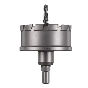 Коронка Holesaw TCT MILWAUKEE, для сталі/нержавіючої сталі, діаметр 70мм №1