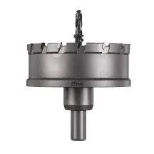 Коронка Holesaw TCT MILWAUKEE, для сталі/нержавіючої сталі, діаметр 85мм
