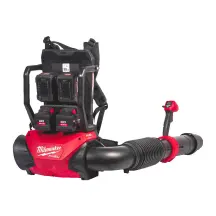Повітродувка ранцева акумуляторна безщіткова MILWAUKEE, M18 F2BPB-124 (2х18В) (зарядний пристрій M12-18 FC, 4 акумулятори М18 FВ