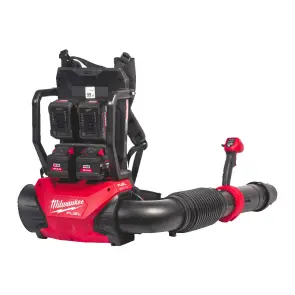 Повітродувка ранцева акумуляторна безщіткова MILWAUKEE, M18 F2BPB-124 (2х18В) (зарядний пристрій M12-18 FC, 4 акумулятори М18 FВ №1