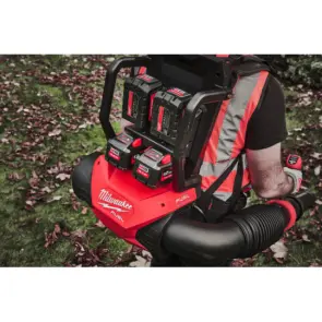 Повітродувка ранцева акумуляторна безщіткова MILWAUKEE, M18 F2BPB-124 (2х18В) (зарядний пристрій M12-18 FC, 4 акумулятори М18 FВ №4
