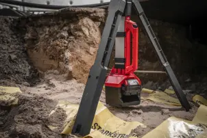 Щогла освітлення акумуляторна MILWAUKEE, M18 SAL2-502B, 2800Лм (зарядний пристрій М12-18 FC, 2 акумулятори М18 В5 5Аг, сумка) №4