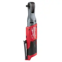 Гайковерт-трещотка угловой компактный аккумуляторный бесщеточный 3/8'' MILWAUKEE, M12 FIR38-0, 75Нм (каркас, картонная упаковка)