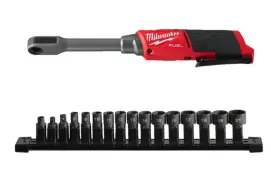 Гайковерт-трещітка наскрізний акумуляторний Hex 14.4мм MILWAUKEE, M12 FPTR-0, 81Нм (наскрізні головки від 8 до 21мм, адаптер - 2