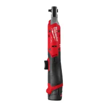 Гайковерт-трещотка компактный угловой аккумуляторный бесщеточный 1/4'' MILWAUKEE, M12 FIR14G2-252B, 61Нм (зарядное устройство С12,