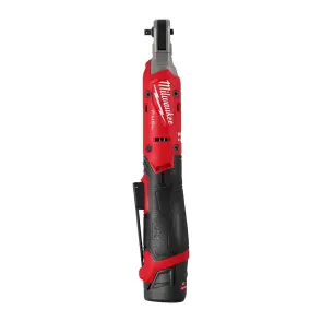 Гайковерт-трещотка компактный угловой аккумуляторный бесщеточный 1/4'' MILWAUKEE, M12 FIR14G2-252B, 61Нм (зарядное устройство С12, №3