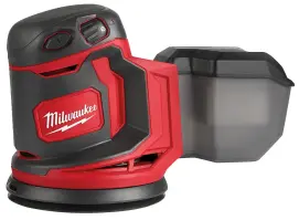 Шлифмашина эксцентриковая аккумуляторная MILWAUKEE, M18 BOS125-0, диаметр 125мм (замена на 4933498253) (+ пылесборник, адаптер для