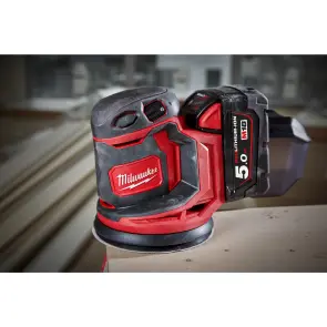 Машина шліфувальна ексцентрикова акумуляторна MILWAUKEE, M18 BOS125-502B, діаметр 125мм (заміна на 4933498254) №4