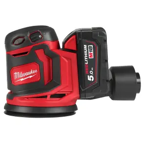 Машина шліфувальна ексцентрикова акумуляторна MILWAUKEE, M18 BOS125-502B, діаметр 125мм (заміна на 4933498254) №8