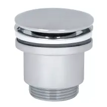 Донний клапан WEZER WHR-102, автомат, Ø63мм, 1 1/4", хром