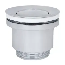 Донный клапан WEZER WHR 103, автомат, Ø63мм, 1 1/4", хром