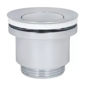 Донный клапан WEZER WHR 103, автомат, Ø63мм, 1 1/4", хром №1
