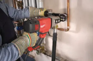 Дриль для сухого або вологого алмазного буріння MILWAUKEE DD 3-152, (1900Вт, 3 швидкісті, кейс) №11