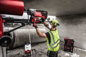 Установка алмазного свердління акумуляторна MILWAUKEE, MXF DCD350KIT-122 (зарядний пристрій MXF SC, 2 акумулятори MXF HD812 12Аг №9