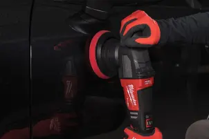 Машина полірувальна ексцентрикова акумуляторна безщіткова MILWAUKEE, M18 FROP15-502X, діаметр 125мм (зарядний.пристрій М12-18 FC №6
