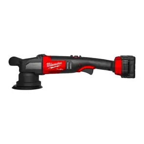 Машина полірувальна ексцентрикова акумуляторна безщіткова MILWAUKEE, M18 FROP15-502X, діаметр 125мм (зарядний.пристрій М12-18 FC №12